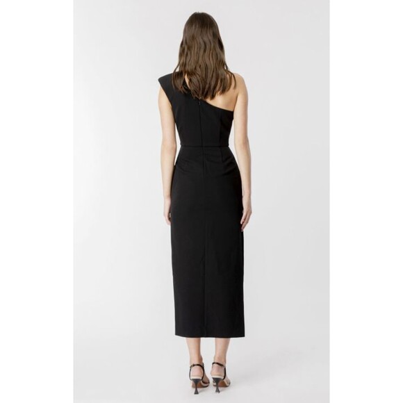 Bardot Aveline One Shoulder Cut Out Dress Black Small - Picture 10 of 11